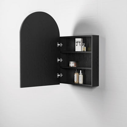 Otti Archie 900mm Black Oak Shaving Cabinet