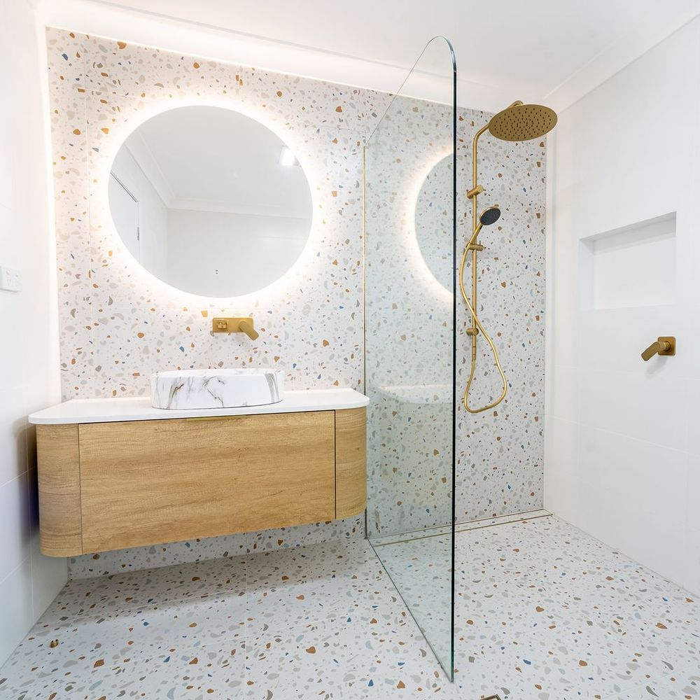 Otti Bondi 1200mm Natural Oak Wall Hung Curve Vanity
