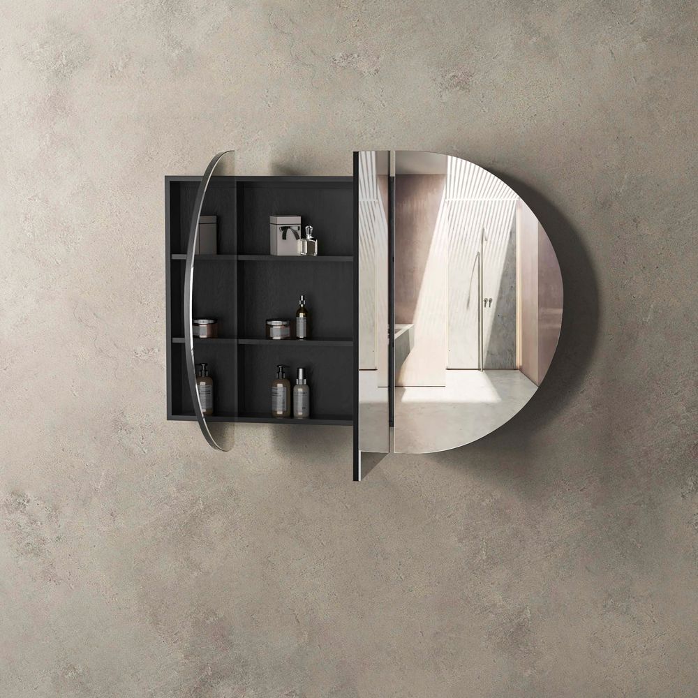 Otti Bondi 1500 Black Oak Shaving Cabinet