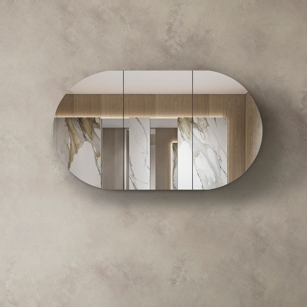 Otti Bondi 1500 Natural Oak Shaving Cabinet