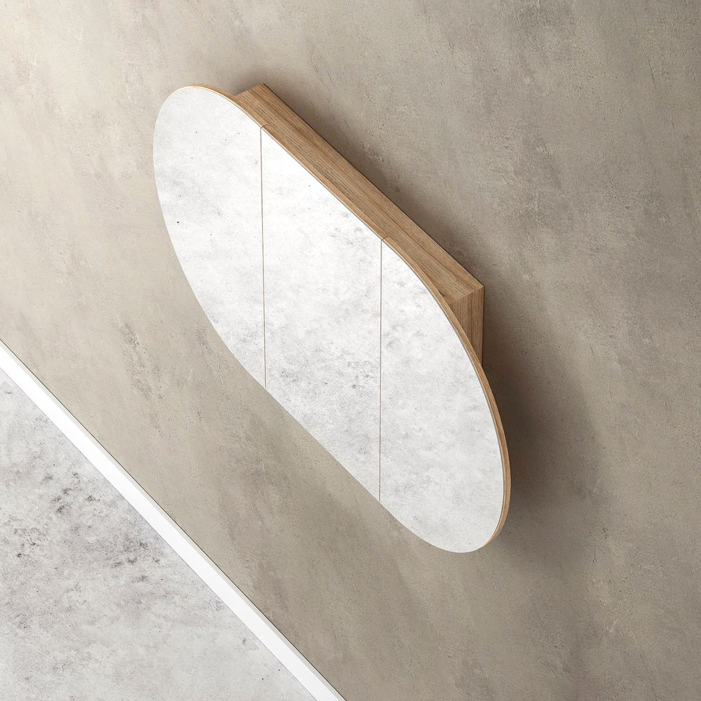 Otti Bondi 1500 Natural Oak Shaving Cabinet