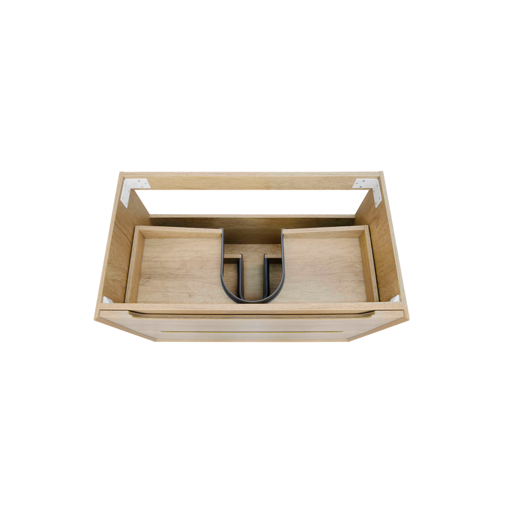 Otti Byron 600mm Natural Oak Wall Hung Vanity