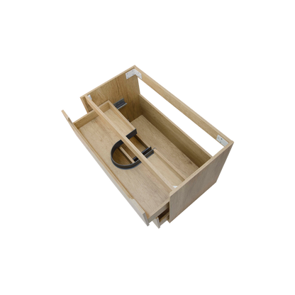 Otti Byron 600mm Natural Oak Wall Hung Vanity