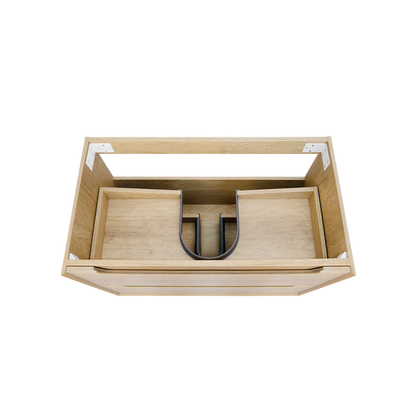 Otti Byron 750mm Natural Oak Wall Hung Vanity