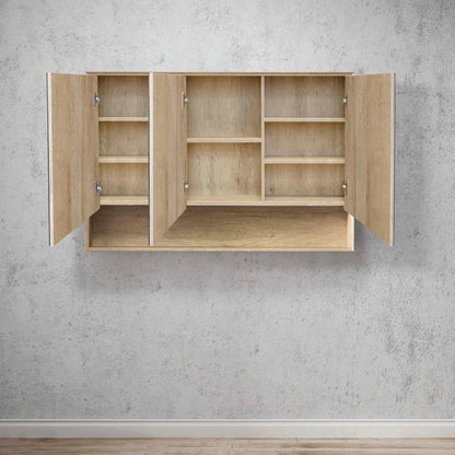 Otti Byron 1200mm Natural Oak Shaving Cabinet