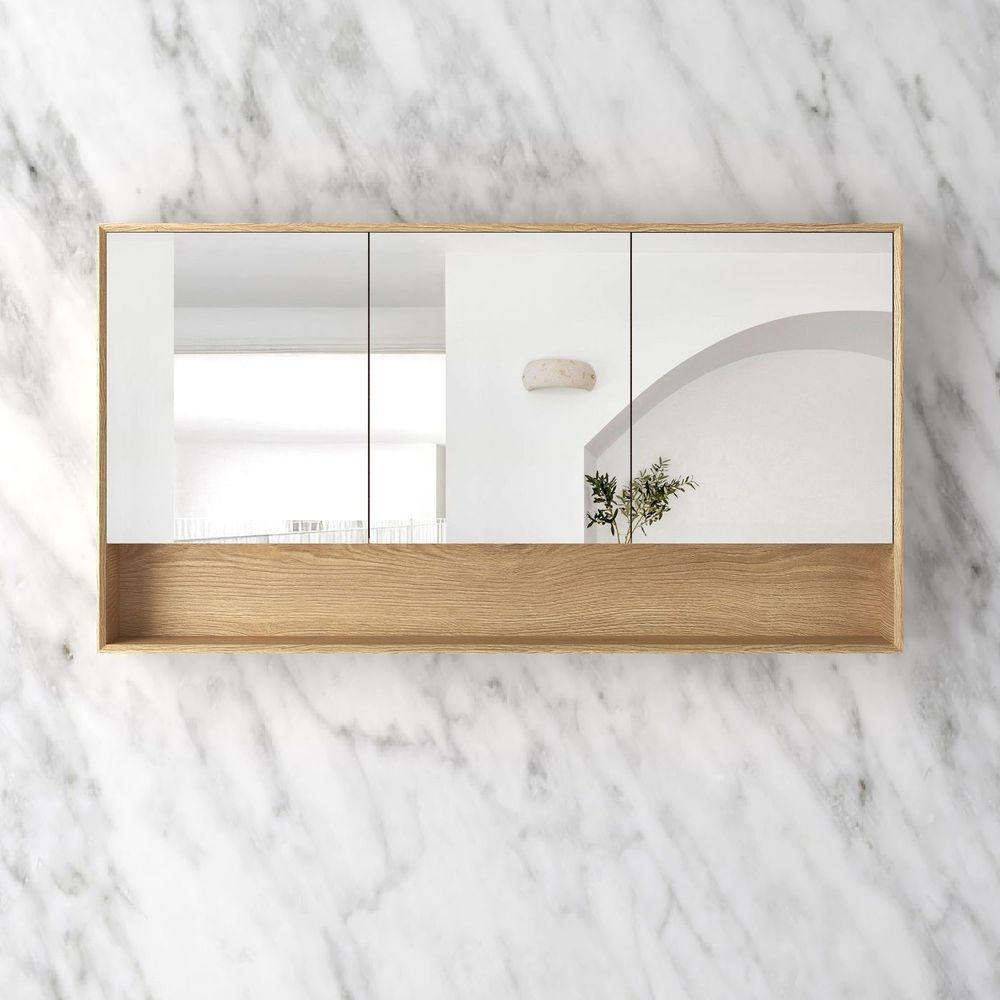 Otti Byron 1500x800mm Shaving Cabinet Woodland Oak