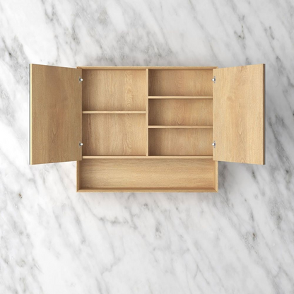 Otti Byron 900x800mm Shaving Cabinet Woodland Oak