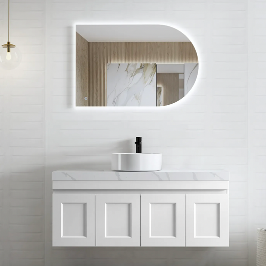 Otti Hampton Mark II Satin  Wall Hung Vanity 1200mm