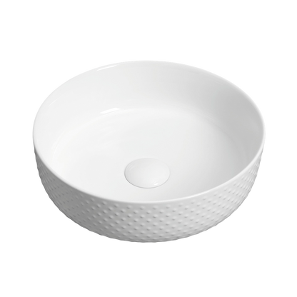 Otti Golf Ball 355x355mm White Basin Gloss White