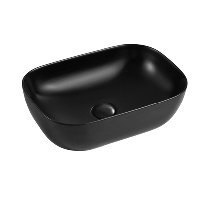Otti Artis O'96 455x325mm Oval Basin Ultra Slim Matte Black