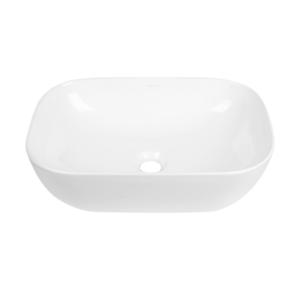 Otti Artis O'96 455x325mm Oval Basin Ultra Slim Gloss White