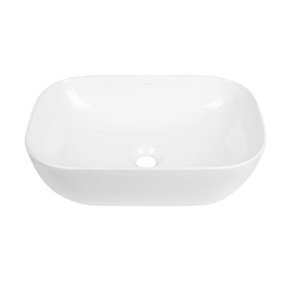Otti Artis O'96 455x325mm Oval Basin Ultra Slim Gloss White