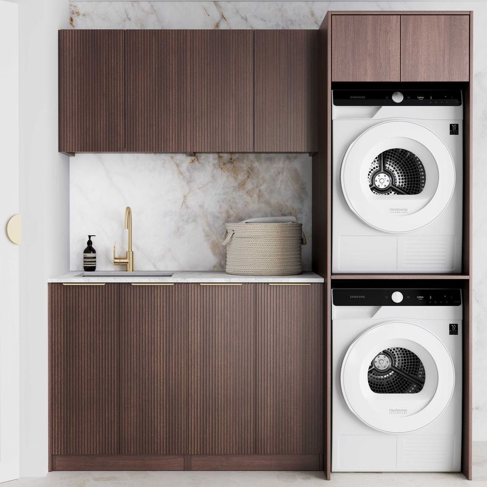 Otti Havana Sable Walnut Laundry Kit 1960mm (Package Kit C)