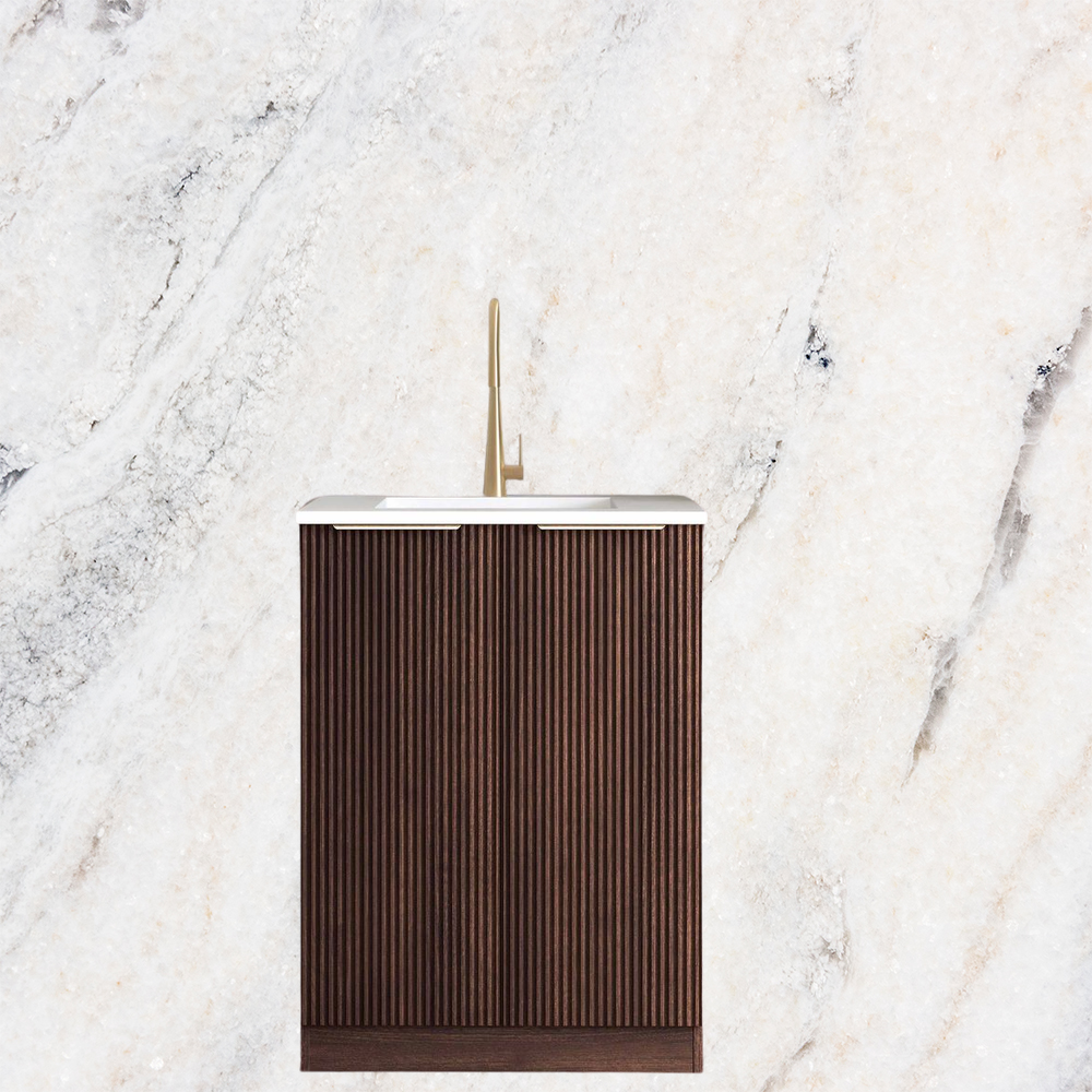 Otti Mini Laundry Kit 650mm Havana Sable Walnut