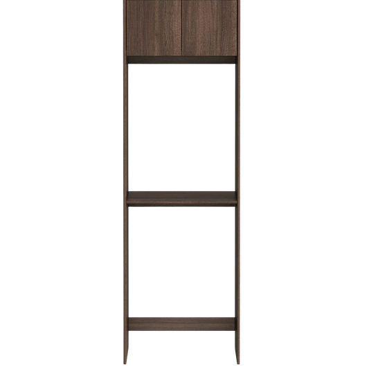 Otti Havana Sable Walnut Tall Washing Machine Laundry Cabinet 2100mm