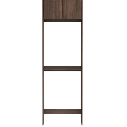 Otti Havana Sable Walnut Tall Washing Machine Laundry Cabinet 2100mm