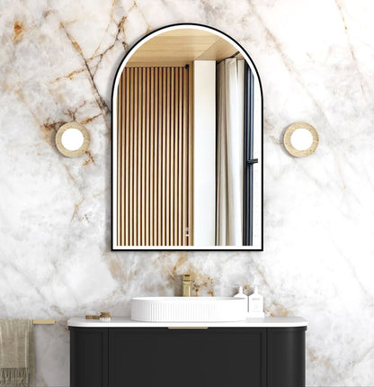 Otti LED Archie 1200mm Black Metal Frame Mirror