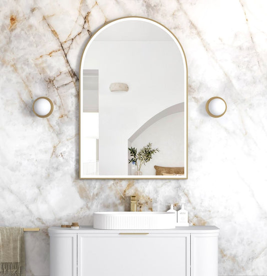 Otti LED Archie 1200mm Gold Metal Frame Mirror