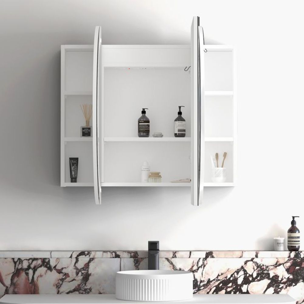 Otti LED Bondi 1200mm White Shaving Cabinet Premium Edition