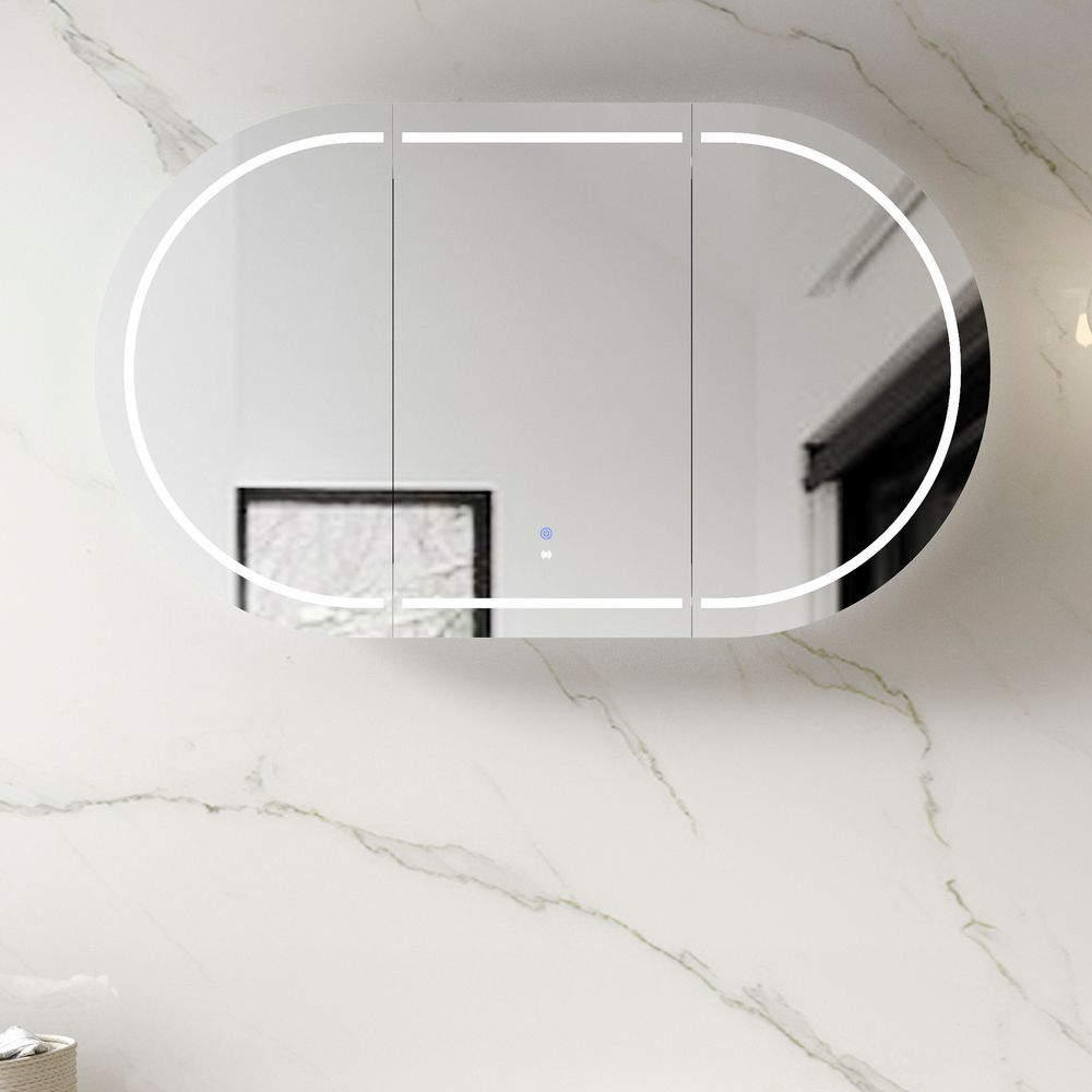 Otti LED Bondi 1500mm White Shaving Cabinet Premium Edition