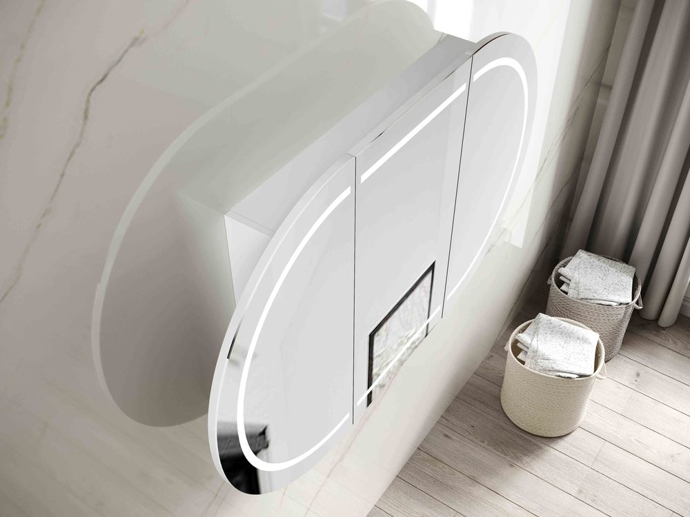 Otti LED Bondi 1500mm White Shaving Cabinet