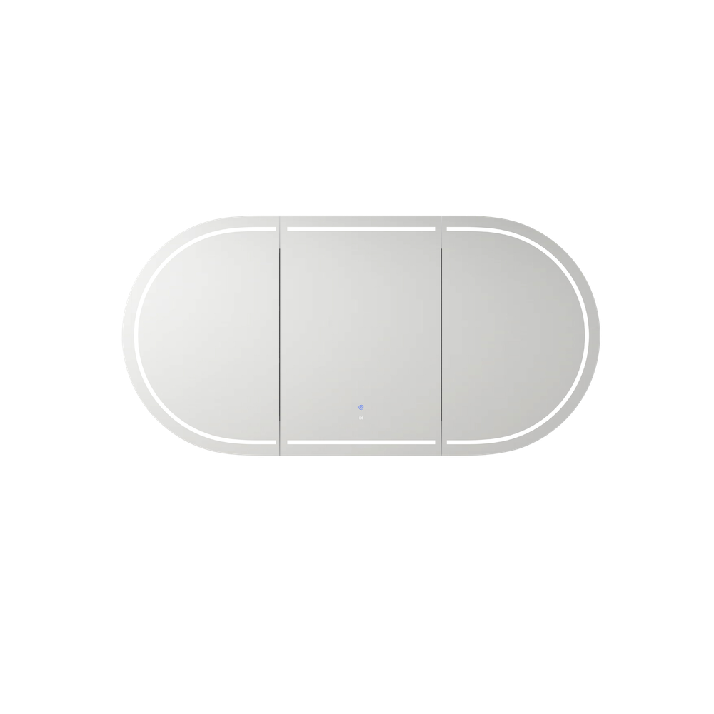 Otti LED Bondi 1800mm Natural Oak Shaving Cabinet Premium Edition
