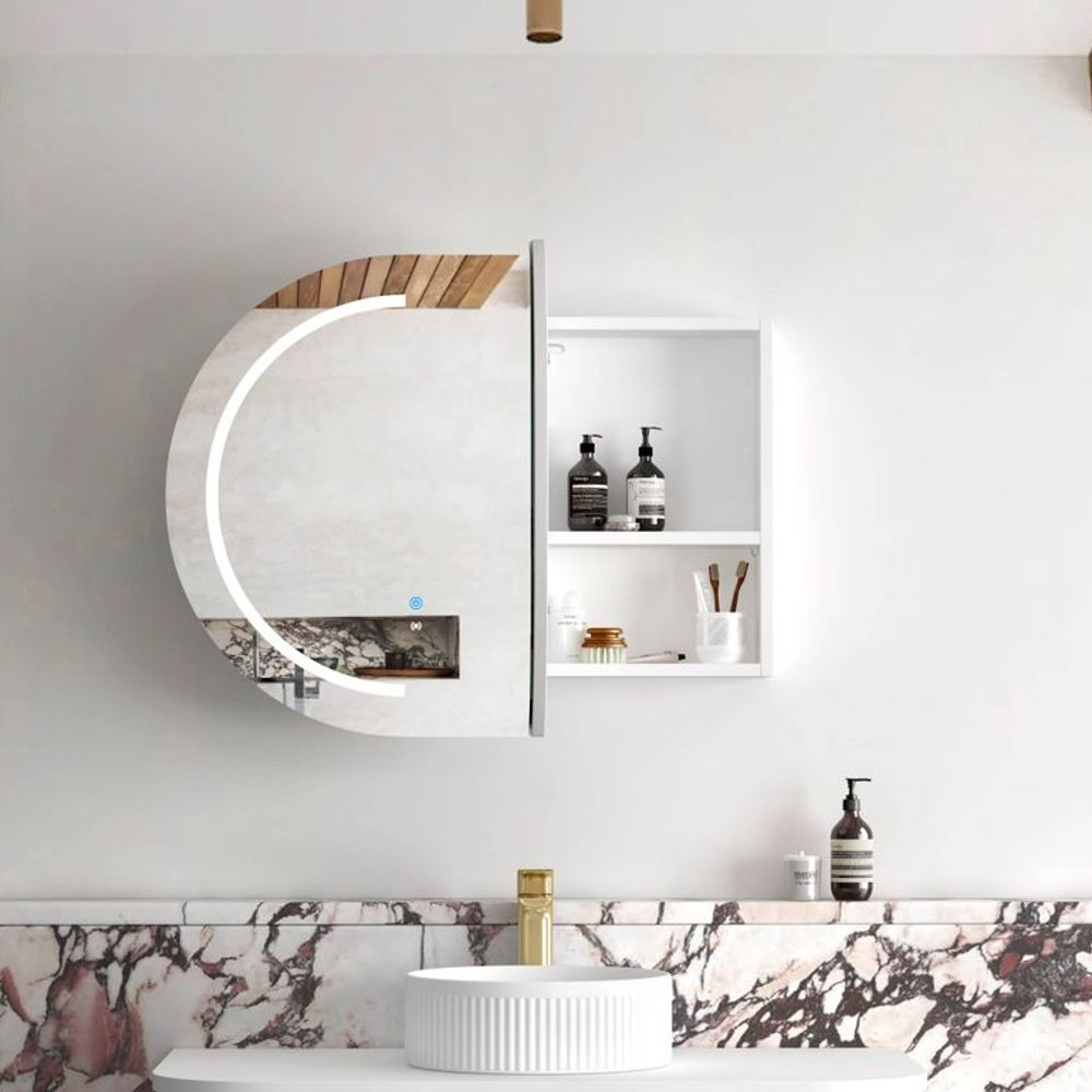 Otti LED Bondi 900mm White Shaving Cabinet Premium Edition