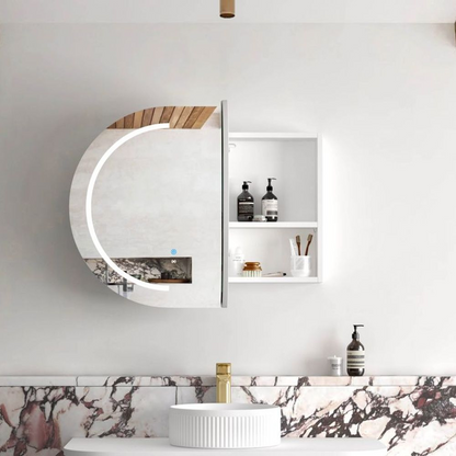Otti LED Bondi 900mm White Shaving Cabinet Premium Edition