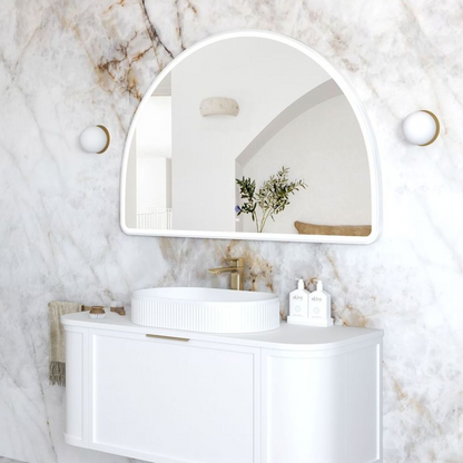 Otti LED Moonlight Archie 800mm White Metal Frame Mirror