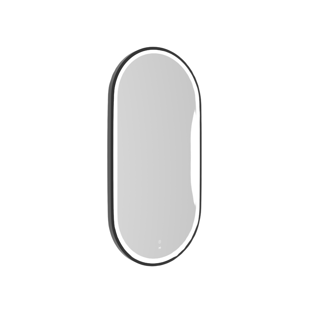 Otti LED Noosa 900mm Black Metal Frame Mirror