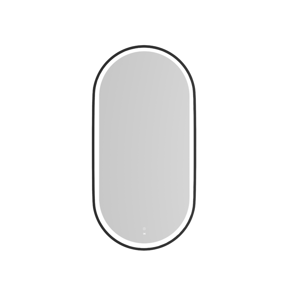 Otti LED Noosa 900mm Black Metal Frame Mirror