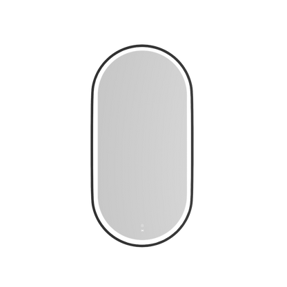 Otti LED Noosa 900mm Black Metal Frame Mirror