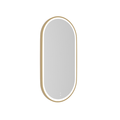 Otti LED Noosa 900mm Gold Metal Frame Mirror