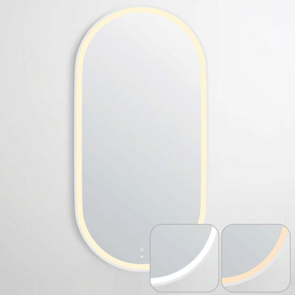 Otti LED Noosa 900mm White Metal Frame Mirror