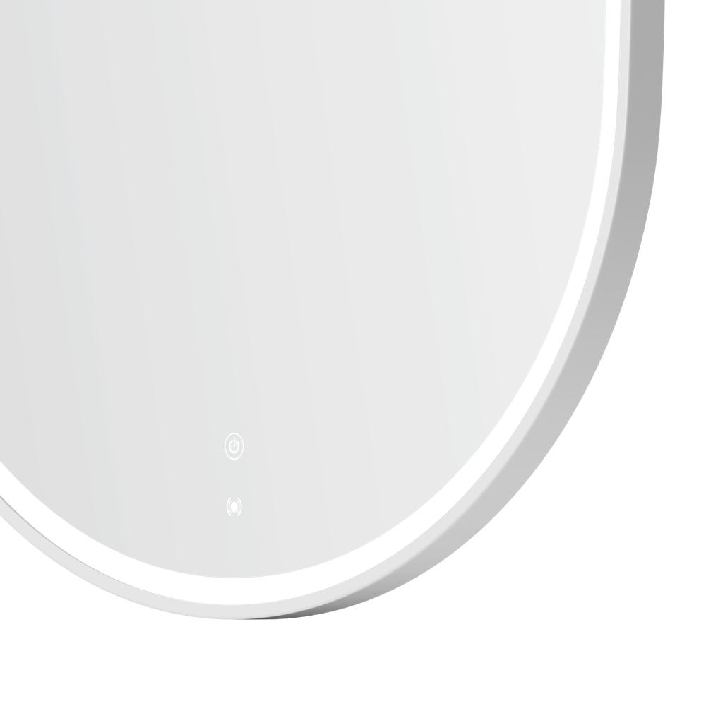 Otti LED Noosa 900mm White Metal Frame Mirror