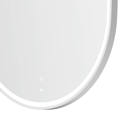 Otti LED Noosa 900mm White Metal Frame Mirror