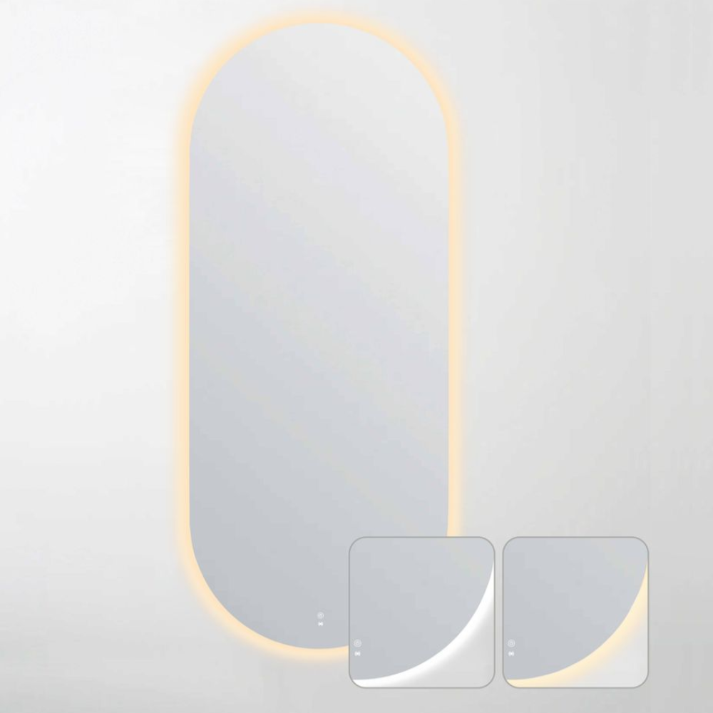 Otti LED Noosa 1800mm Frameless Mirror Install Horizontal or Vertical