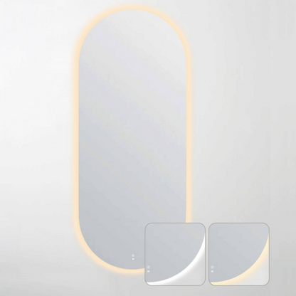 Otti LED Noosa 1800mm Frameless Mirror Install Horizontal or Vertical