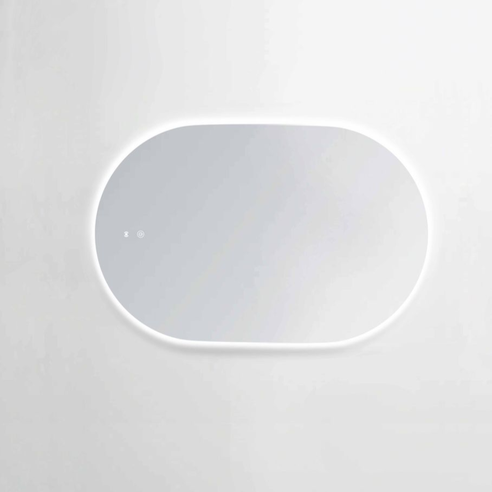 Otti LED Noosa 900mm Frameless Tuffi Mirror Install Horizontal or Vertical