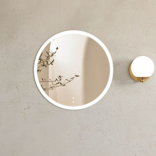 Otti LED Bondi 800mm White Metal Frame Mirror