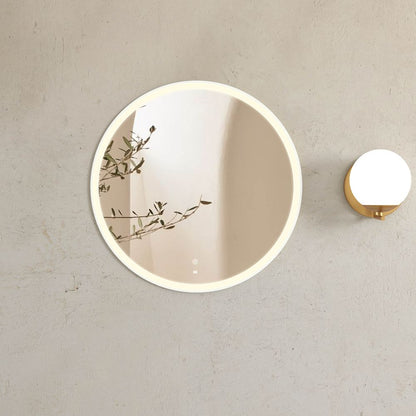 Otti LED Bondi 800mm White Metal Frame Mirror