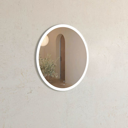 Otti LED Bondi 800mm White Metal Frame Mirror