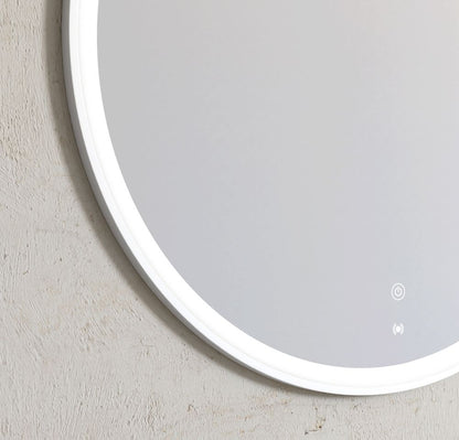 Otti LED Bondi 800mm White Metal Frame Mirror