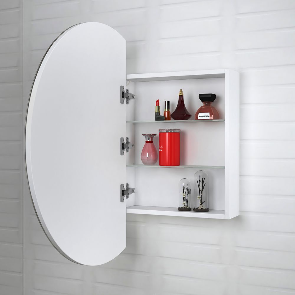 Otti LED London 800mm White Shaving Cabinet