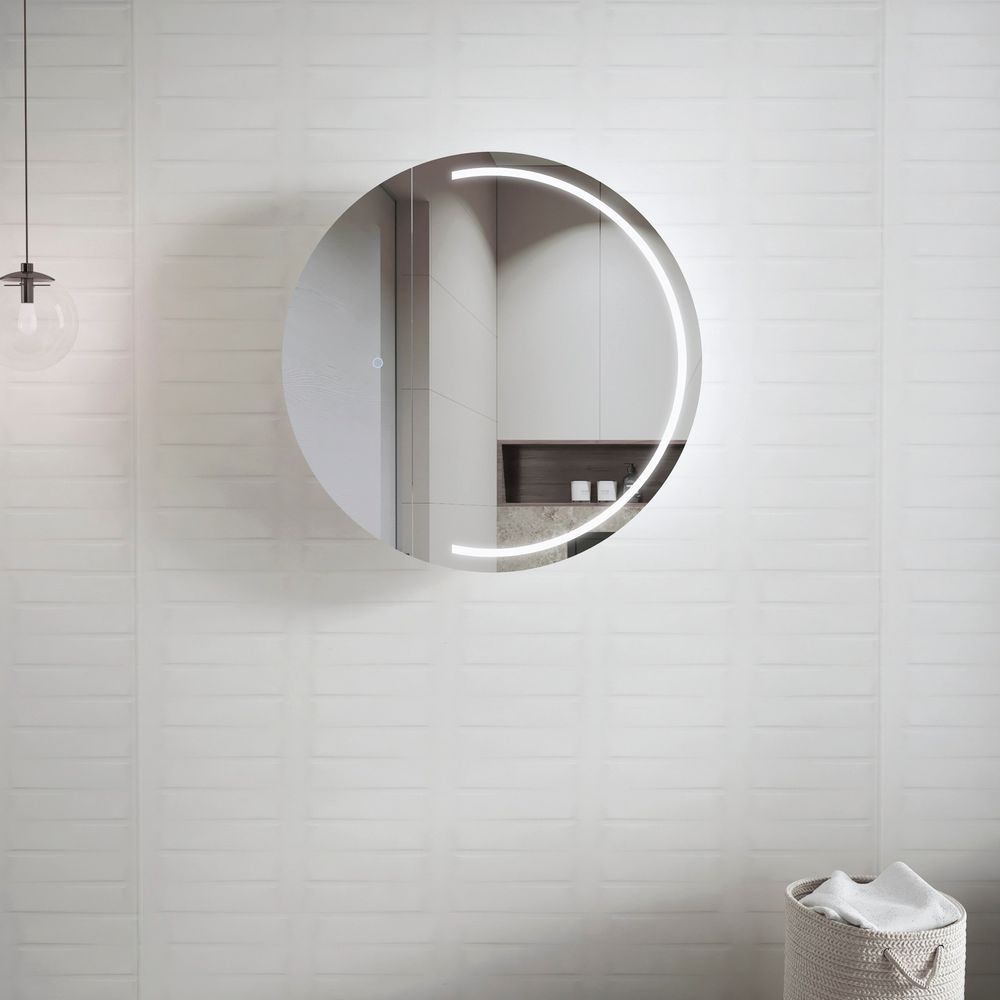 Otti LED London 800mm White Shaving Cabinet