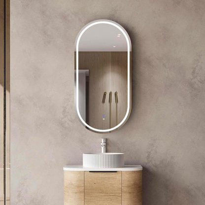 Otti LED Noosa 900mm Natural Oak Shaving Cabinet Premium Edition