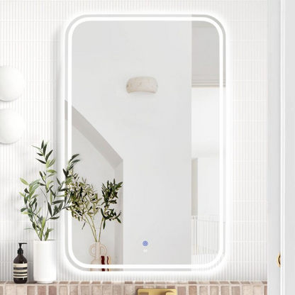Otti LED Newport 1200mm Frameless Back Lit Tuffi Mirror
