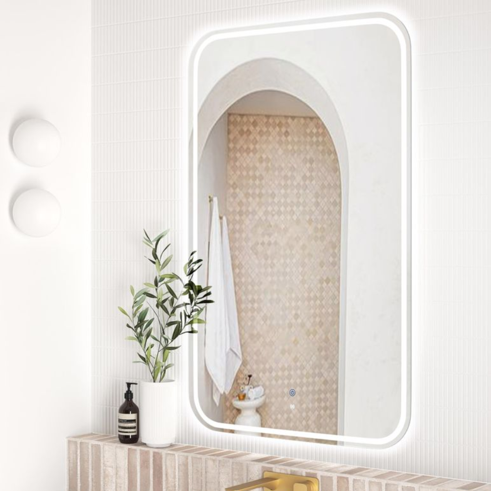 Otti LED Newport 1200mm Frameless Back Lit Tuffi Mirror