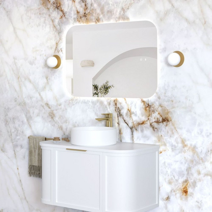 Otti Newport LED 900x600mm Back Lit Tuffi Mirror Frameless