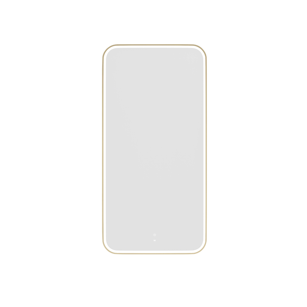 Otti LED Newport 1500mm Gold Metal Frame Mirror Install Horizontal or Vertical